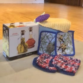 136. Oil & Vinegar Set & More item