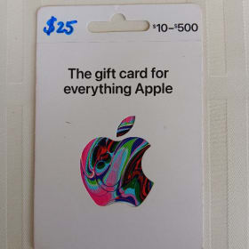 25. Apple Gift Card $25. item
