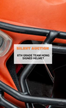 8th Grade Football Helmet Team Hong item