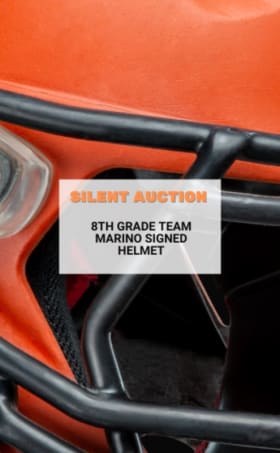 8th Grade Football Helmet Team Marino item