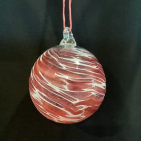 Handblown/Crafted Glass Ball Ornaments item