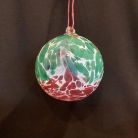 Handblown/Crafted Glass Ball Ornaments item