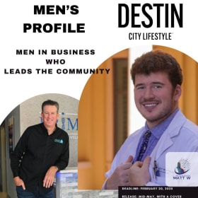 Men 's Profile Feature Voucher ,Valued at $750 item