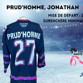 PRUD'HOMME, JONATHAN #27 item