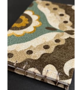 Hand bound notebook item