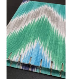 Hand bound notebook item