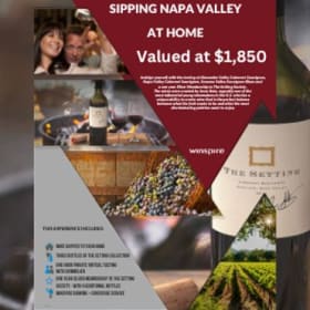 Sipping Napa Valley at Home The Setting Wine,Private Virtual item