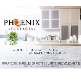 Vanity top with two cutouts and a 4-inch backsplash item