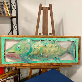 Framed Fish Art (Item #051) item
