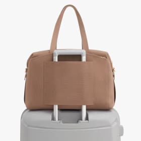 Cuyana Recycled Knit Overnight Bag- Cappuccino item