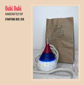 Handcrafted Wooden Spinning Top item