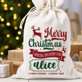 Merry Christmas Sack bag item