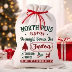 North Pole Sack Bag item