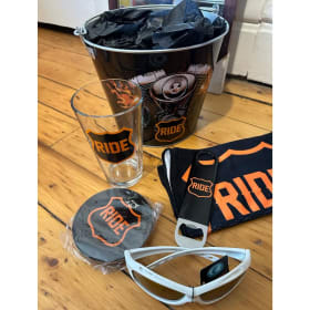 RIDE Bucket Set (4 Beer Glasses & 4 Coasters) item