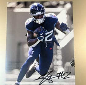Autographed Tyjae Spears Photo item