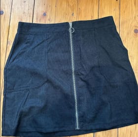 Shein Large Women's Corduroy Zip Skirt item