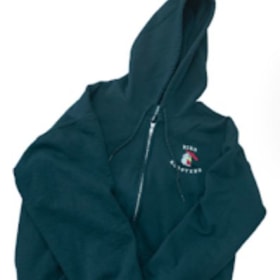 Adult Black Hoodie Jacket -Zippered (size SMALL) item