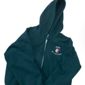 Adult Black Hoodie Jacket -Zippered (Size LARGE) item