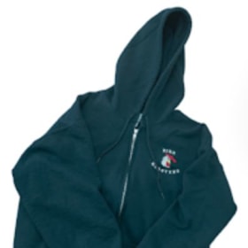 YOUTH Black Hoodie Jacket -Zippered (Size LARGE) item