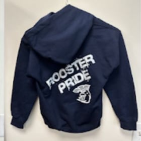 YOUTH Navy Hoodie -Rooster Pride  $20 (Size SMALL) item