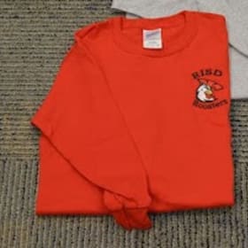 YOUTH long sleeve shirt  (RED, Size SMALL) item