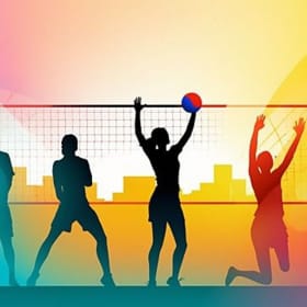 (6) Volleyball with Mr. Warren & Ms. Donavan item