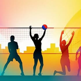 (1) Volleyball with Mr. Warren & Ms. Donavan item