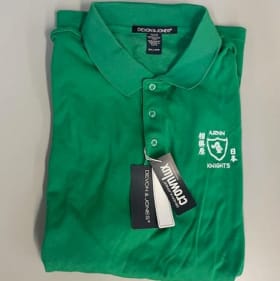 VINTAGE GREEN POLO 2XL item