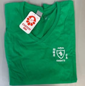 VINTAGE GREEN VNECK XL item