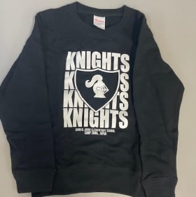 2024 BLACK CREW NECK SWEATER MEDEIUM item