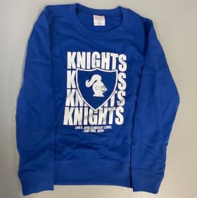 2024 BLUE CREW NECK SWEATER 150 item