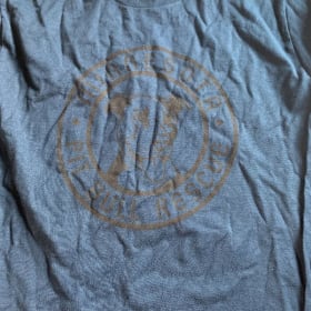 Solid Navy with black ink T-Shirt item