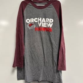 Red OV Hawks 3/4 sleeve - No Size item