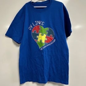 Blue OV Links T-shirt - No Size item