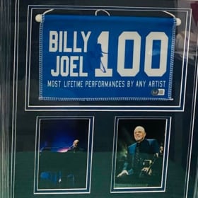 Billy Joel Signed 100th MSG Show Framed Collage item