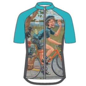 Maillot de vélo unique de haute qualité par Kim Veilleux item