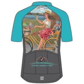 Maillot de vélo unique de haute qualité par Kim Veilleux item