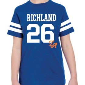 Richland Football T-Shirt (Royal) - Youth item