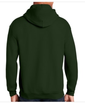 Hoodie with writing on center of chest item