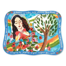 Jessica Sporn Woman of Valor tray and mug item