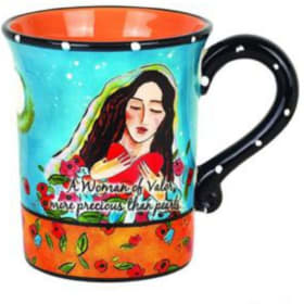 Jessica Sporn Woman of Valor tray and mug item