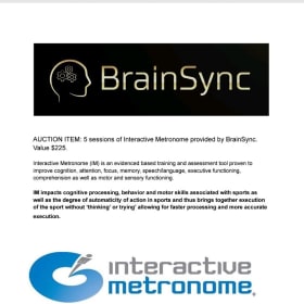 5 sessions Interactive Metronome item