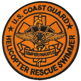 USCG Helicopter Rescue Swimmer PTSD Awareness Patch item