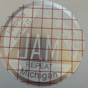 Silver Glitter Sticker item