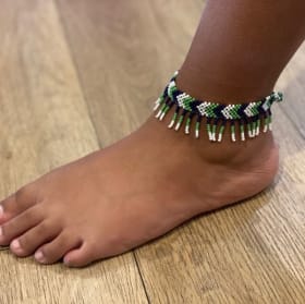 Beaded ankle bracelet item