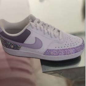 Lavender Bling Custom Nike Sneakers item