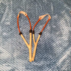 Pair of traditional sling shots item