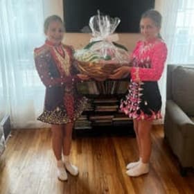 Irish Dancer Christmas Basket item