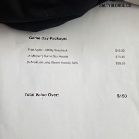 Salty Blond Game Day Package item