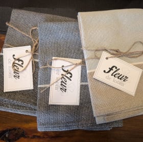 Hand woven tea towel (1/3) item